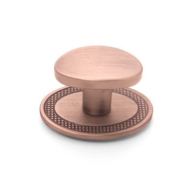 Puxador Beetle com Base Niquel Vecchio - Zen Design | Casa Manniz